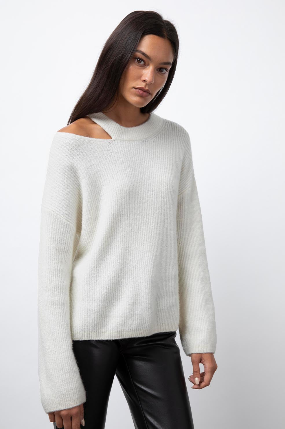 Alexi White Knit