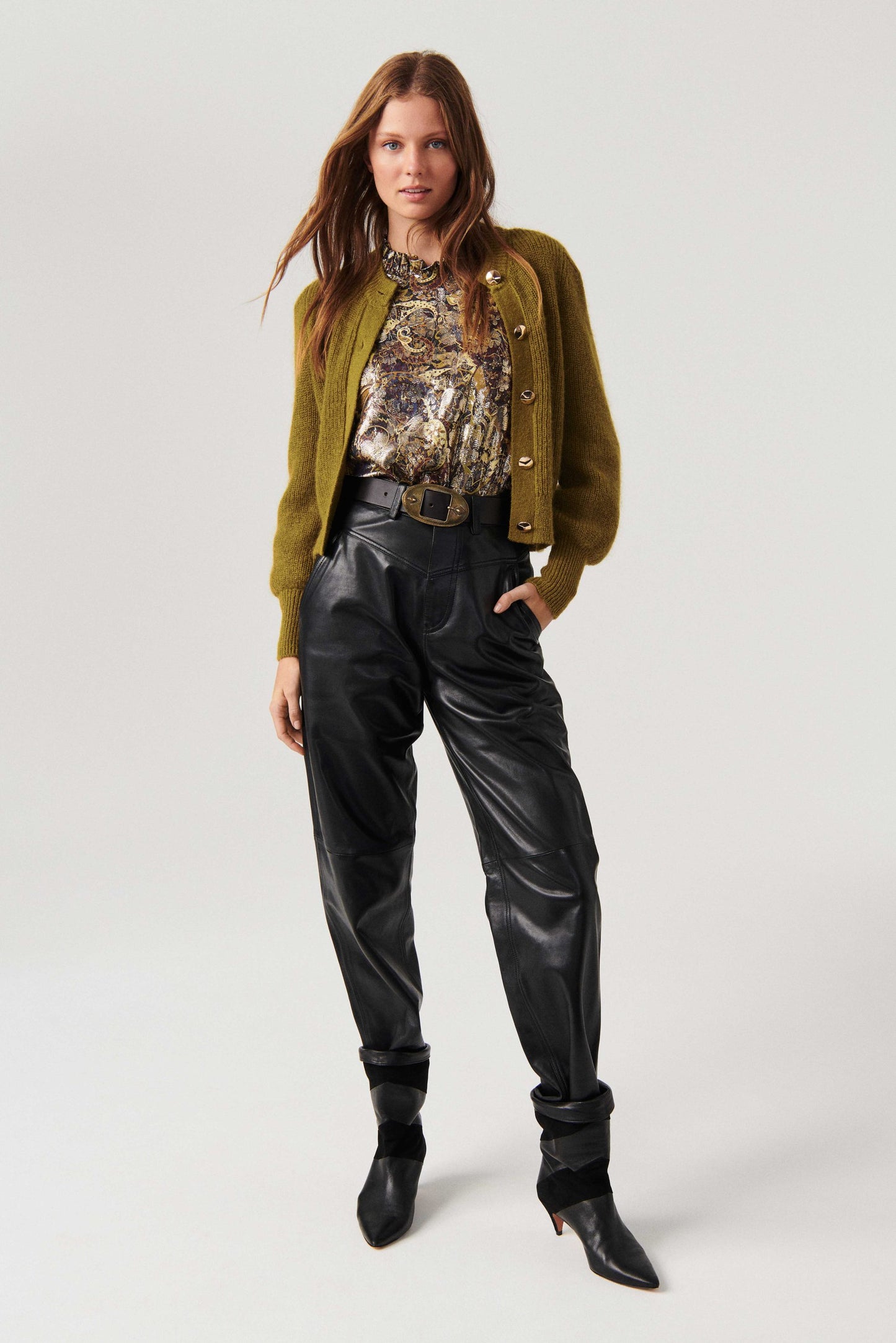 Baylor Cardigan Green