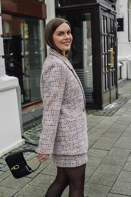 Adalynn Skirt - Lavender Tweed