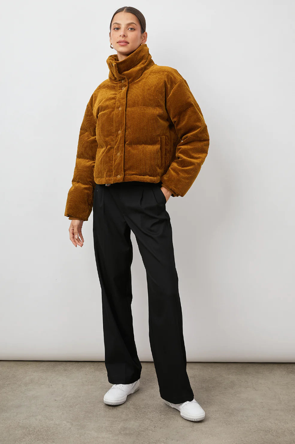 Ezra Ground Cinnamon Puffer Jacket