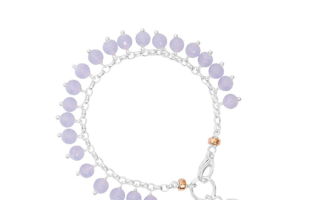 Raindrop Bracelet Chalcedony
