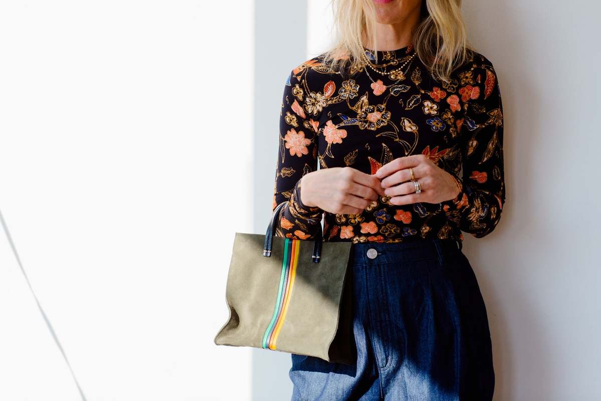 Denim Pleated Chino Rinse