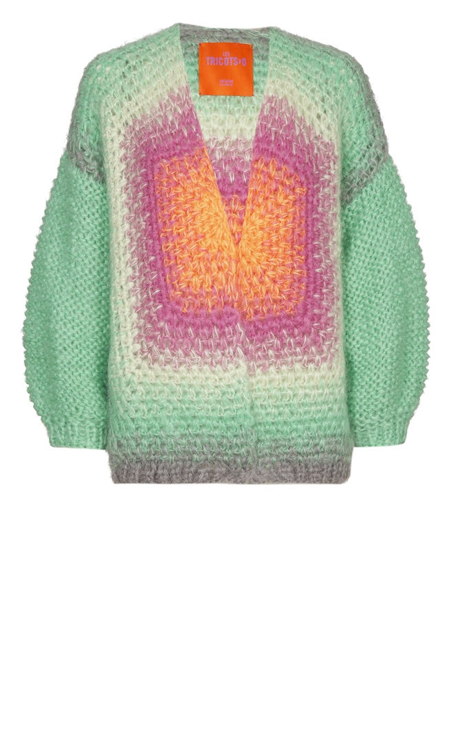 Mohair Cardigan Short