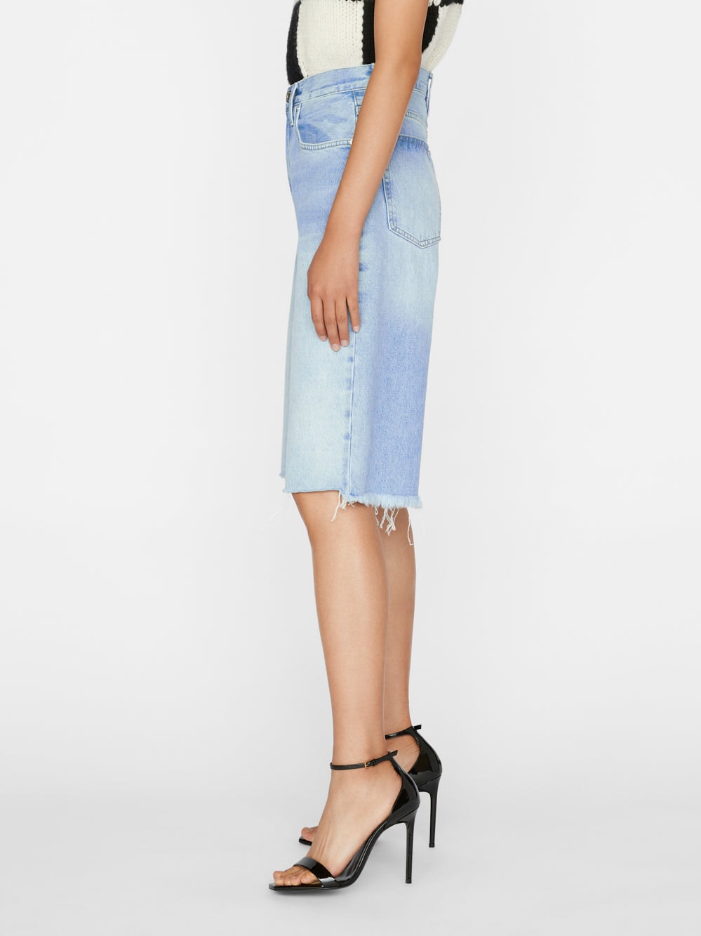 High Rise Wide leg Bermuda
