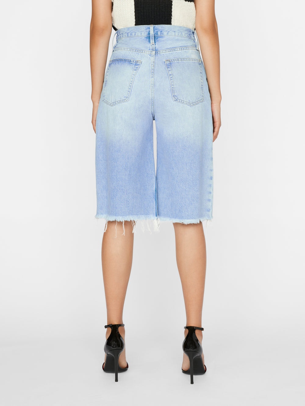 High Rise Wide leg Bermuda