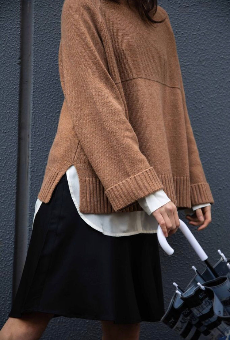 Brianne Camel Knit Jumper