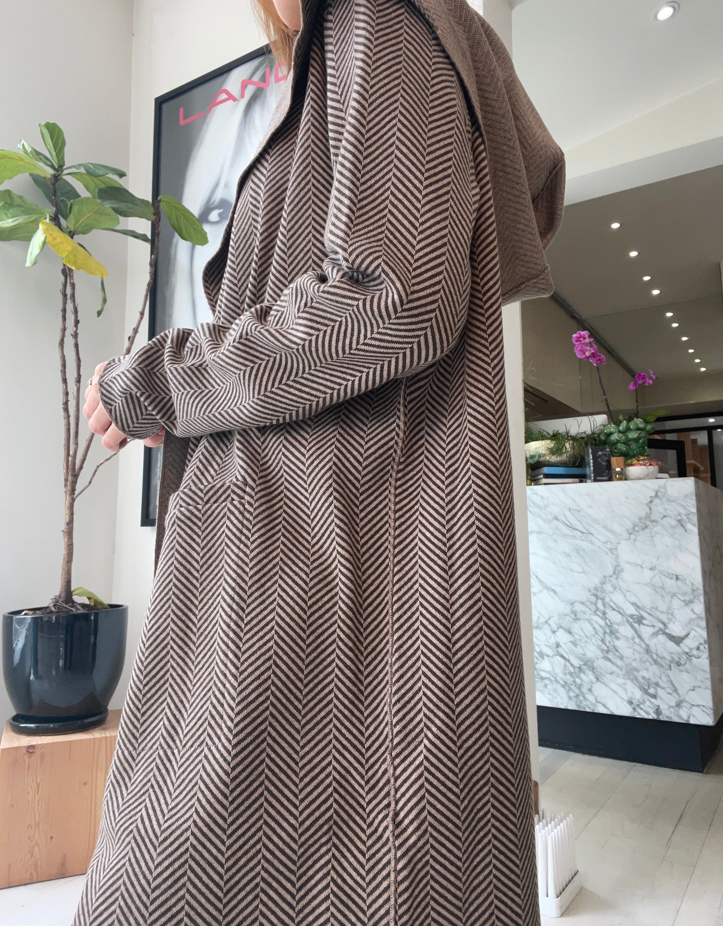 M258-FMA018 Coffee Coat