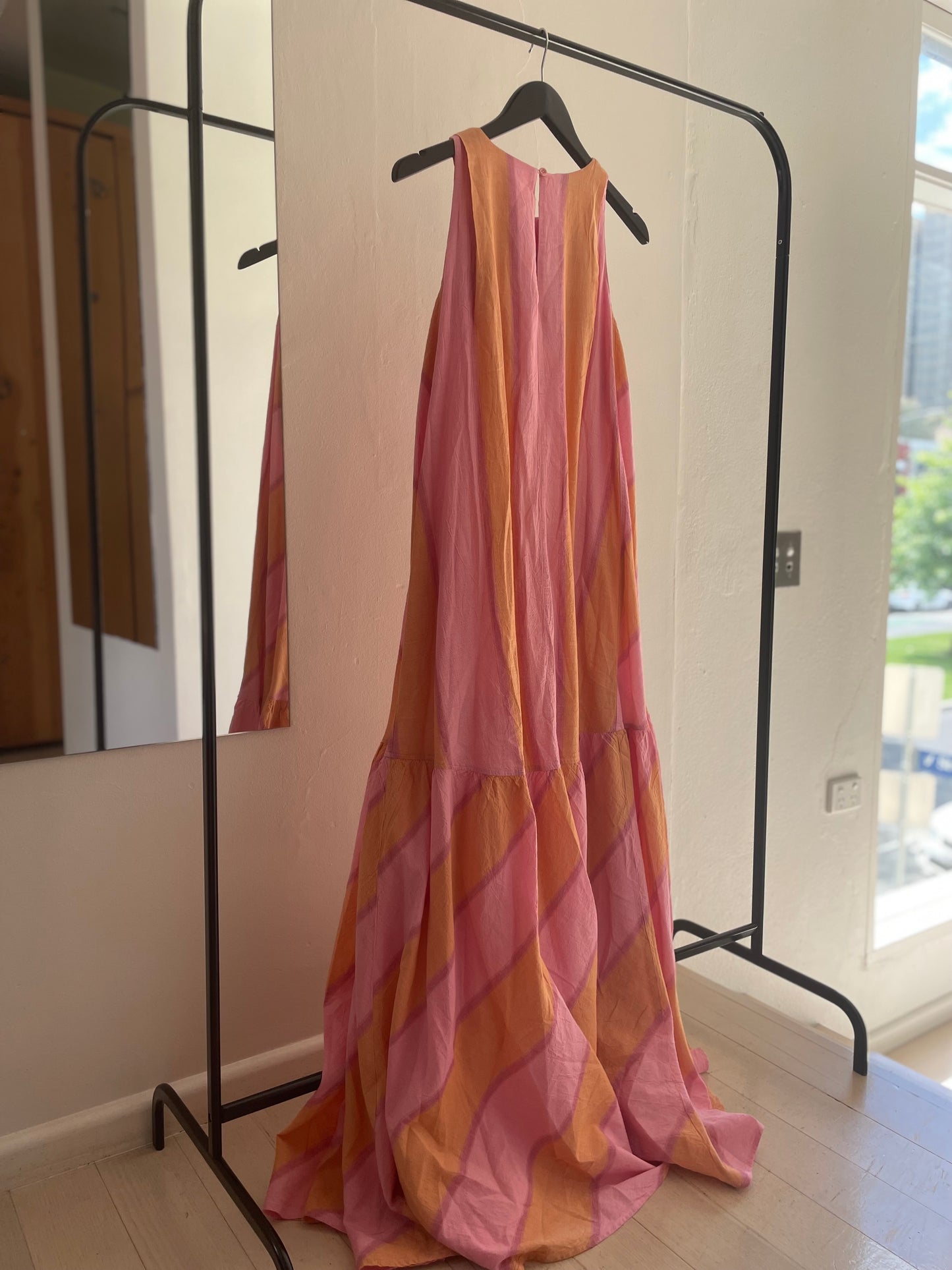 Pink/Orange Long Dress - O/S