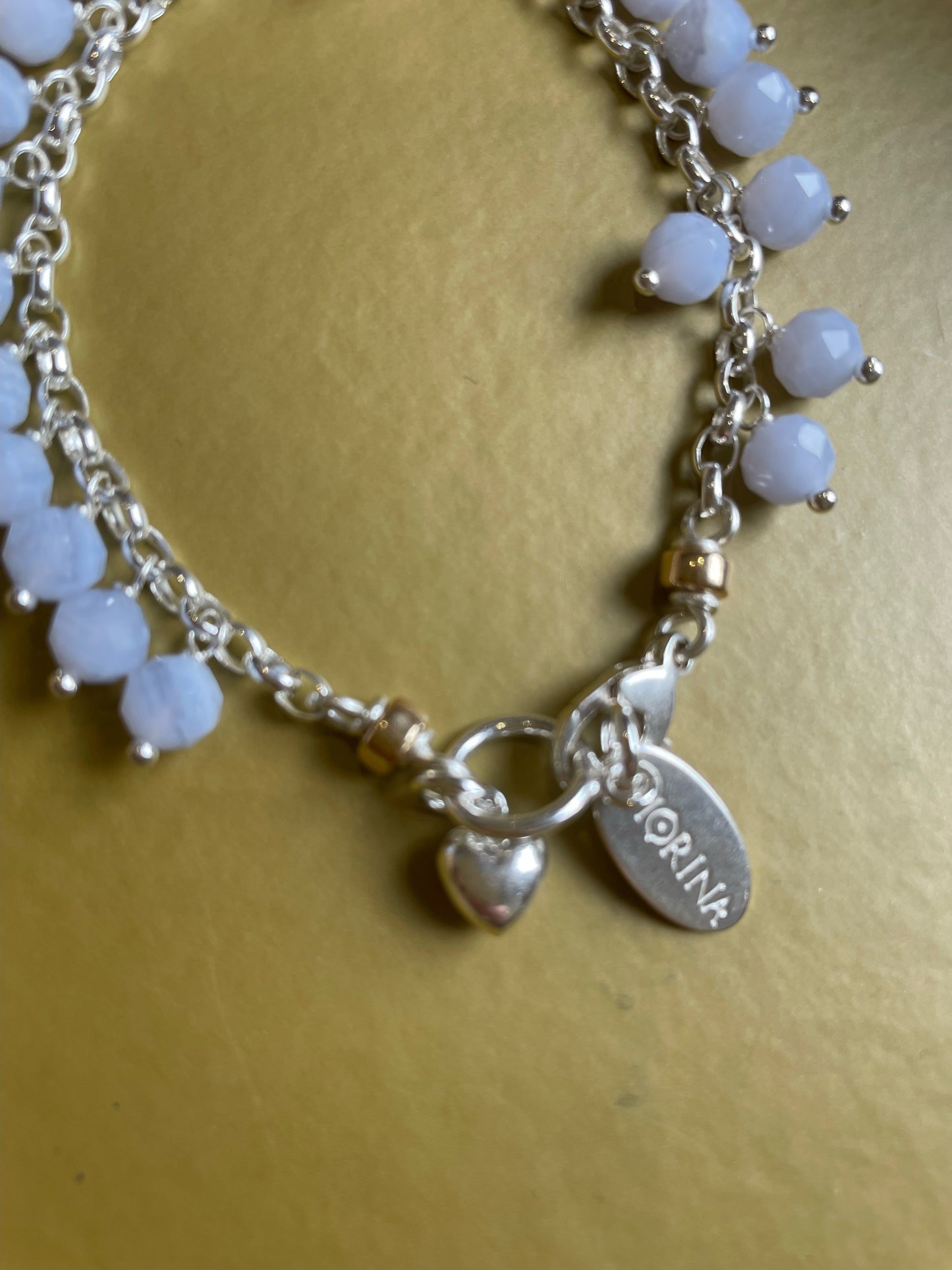 Raindrop Bracelet Chalcedony