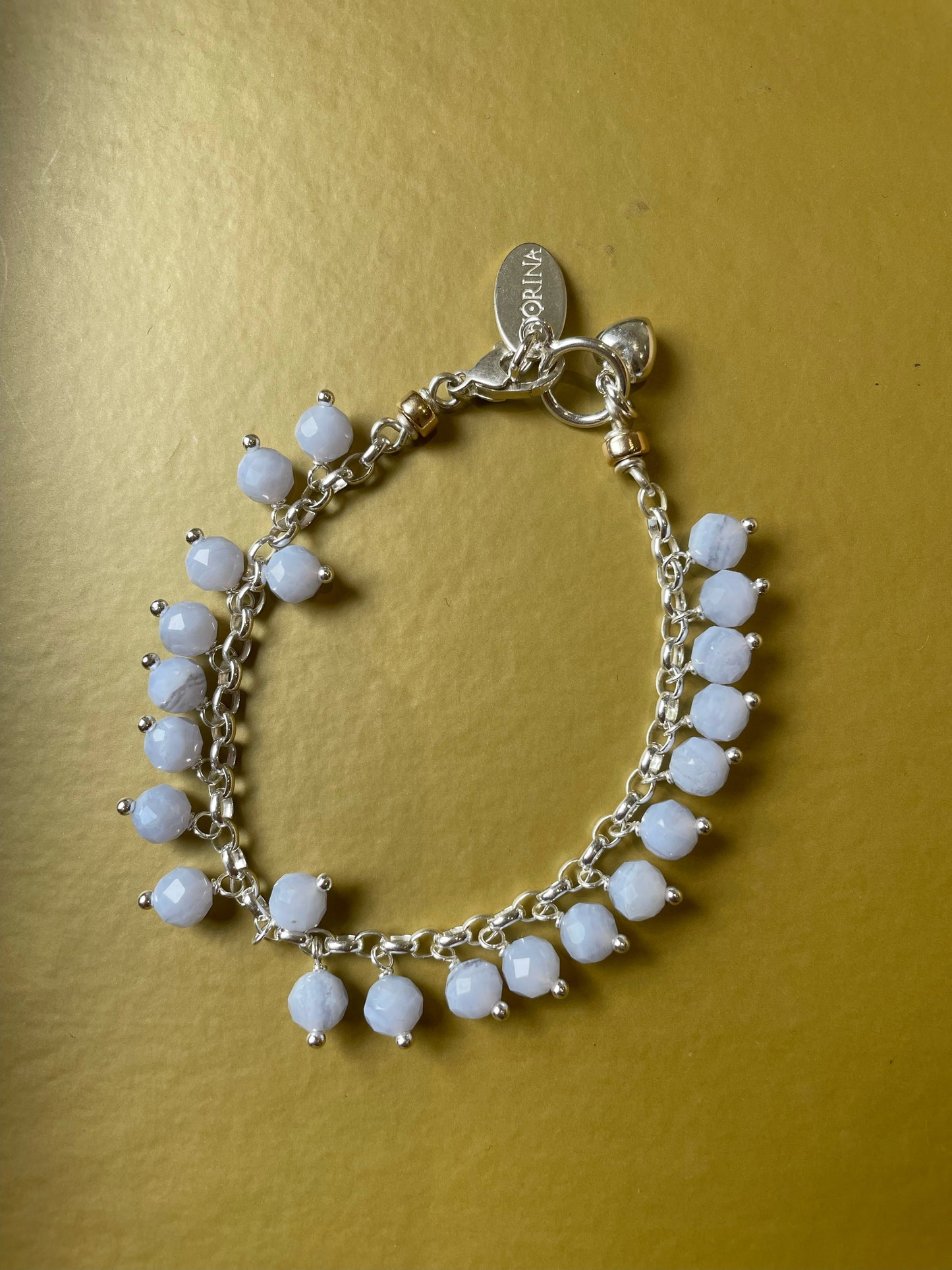 Raindrop Bracelet Chalcedony