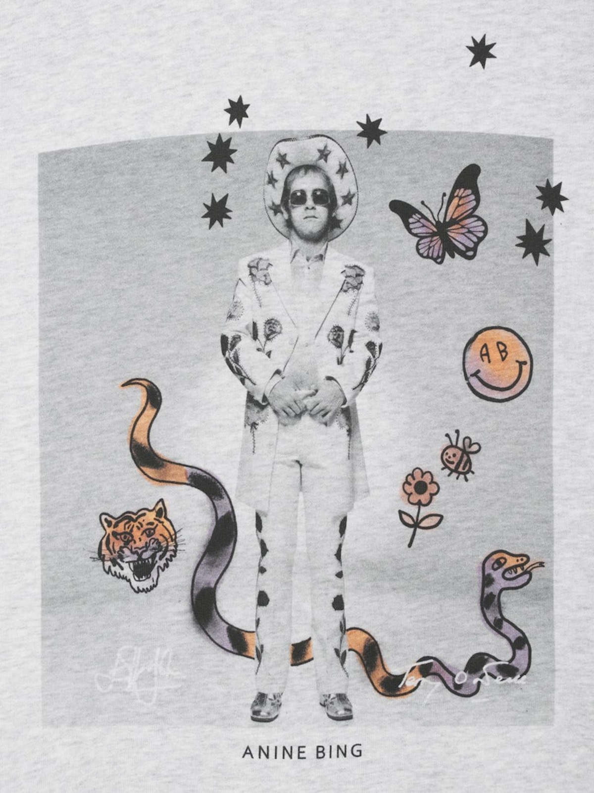 Jaci Sweatshirt AB x TO x Iscreamcolour Elton John