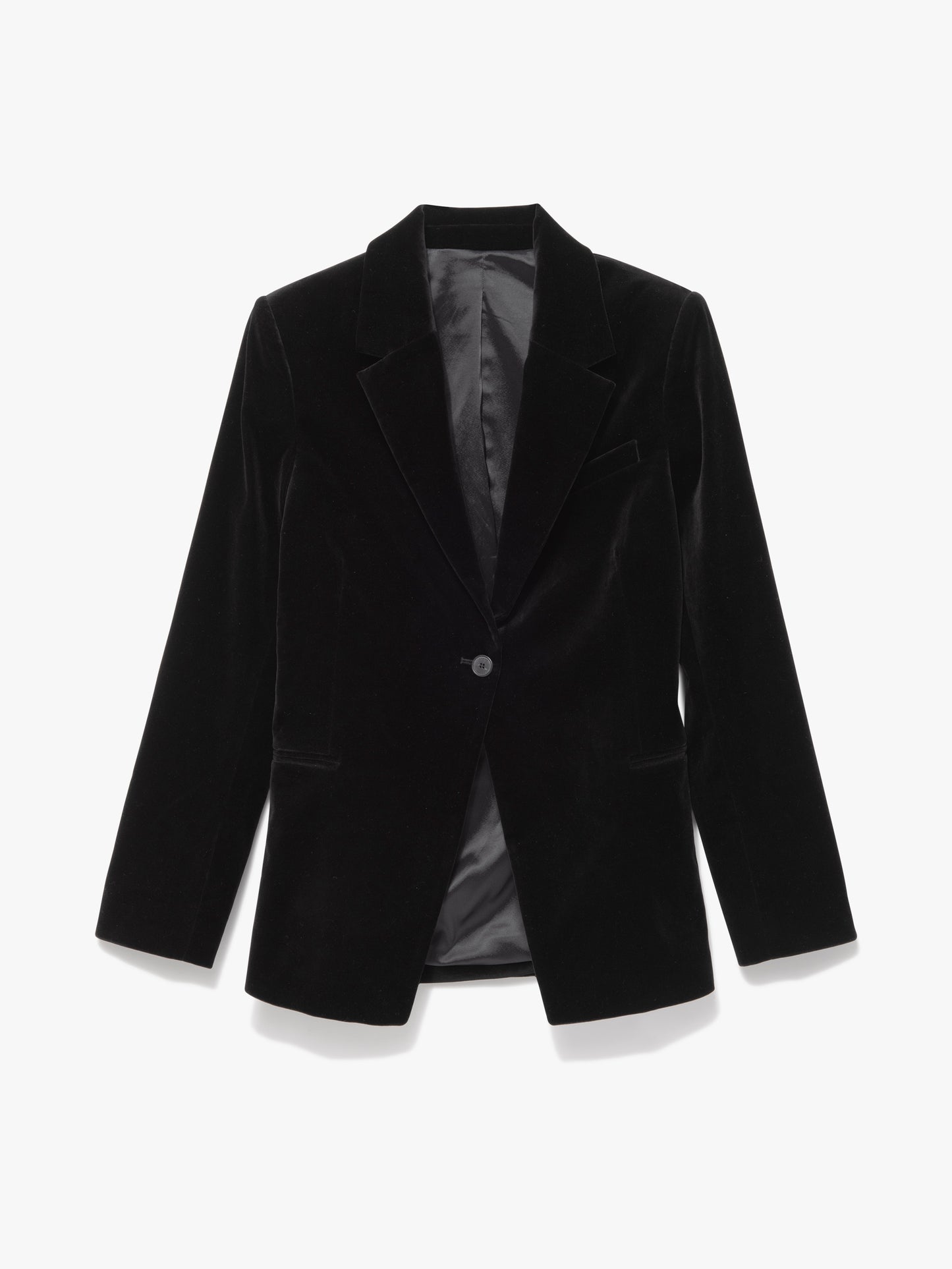 Single button blazer -Noir