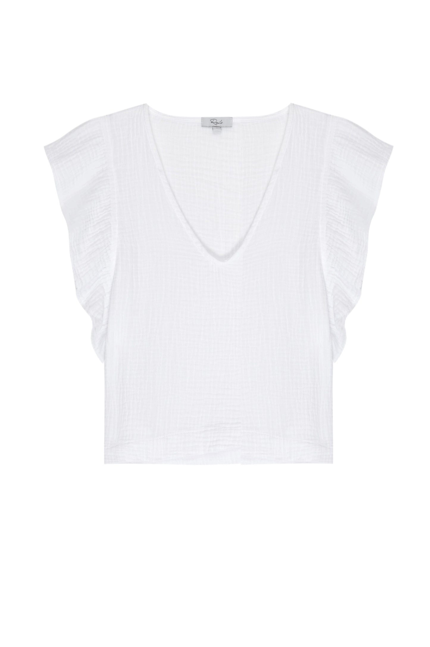 Miley White Top - L