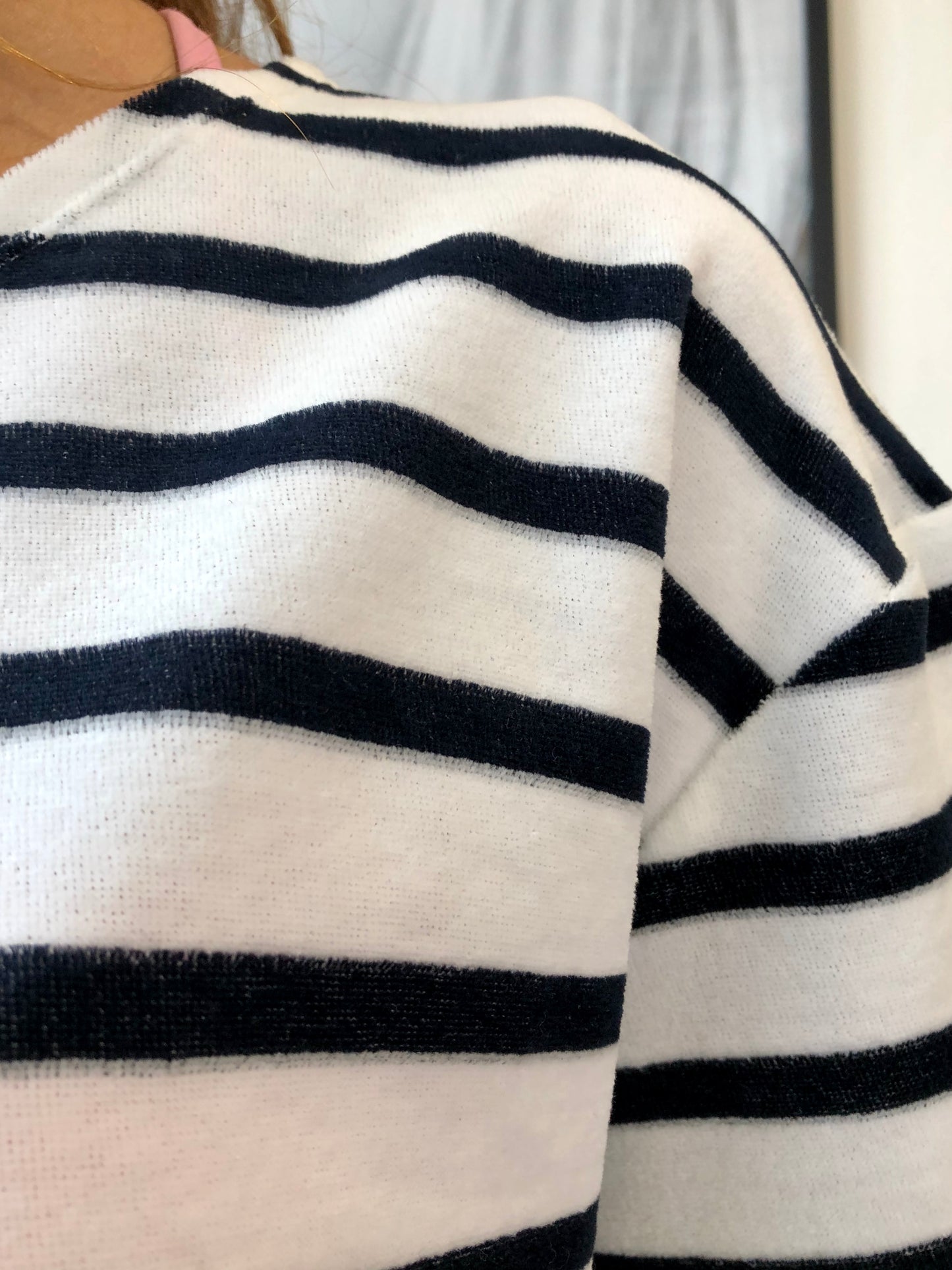 Terry Wide Cropped Tee