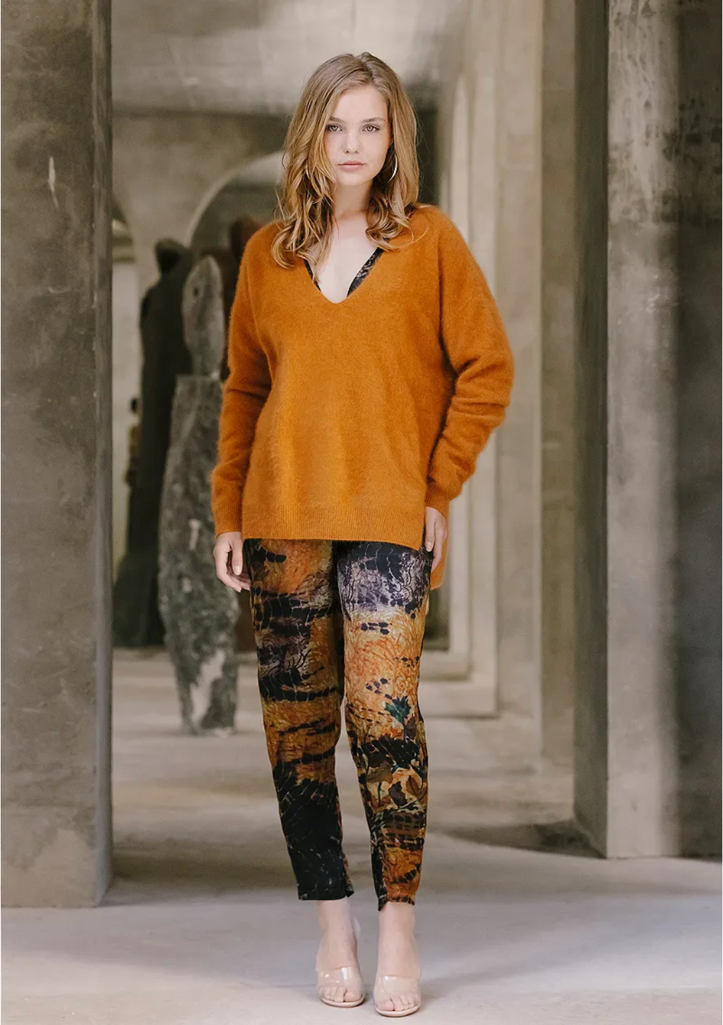 Cheryl Knitted Sweater - Ocre