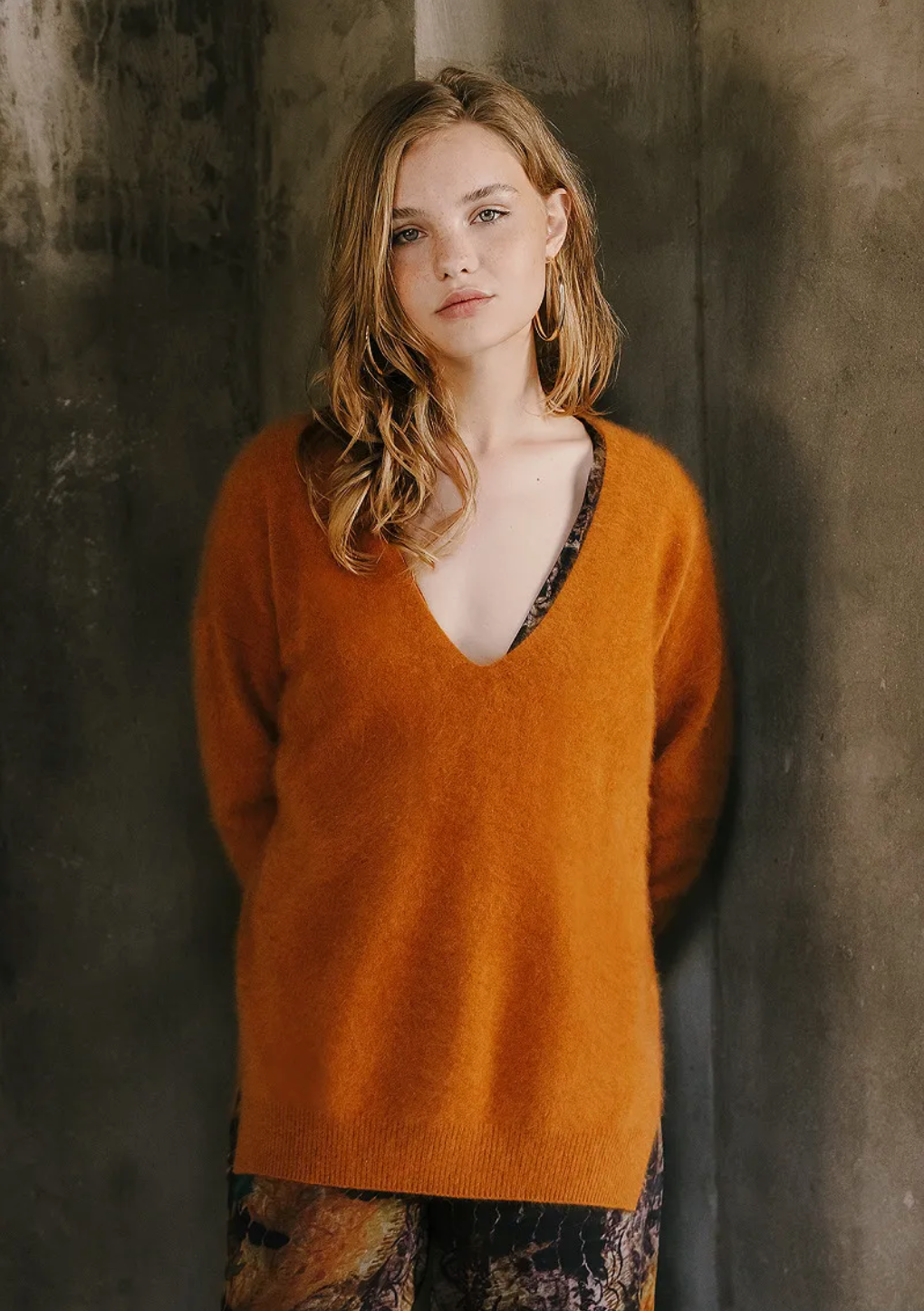 Cheryl Knitted Sweater - Ocre