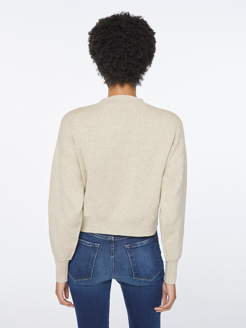 Two Tone Jacquard Crew