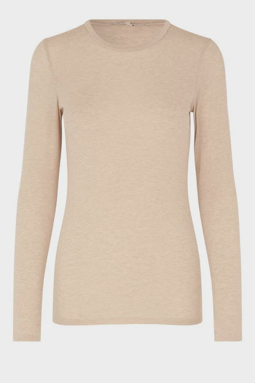 Matima O Neck Tee- Oxford tan