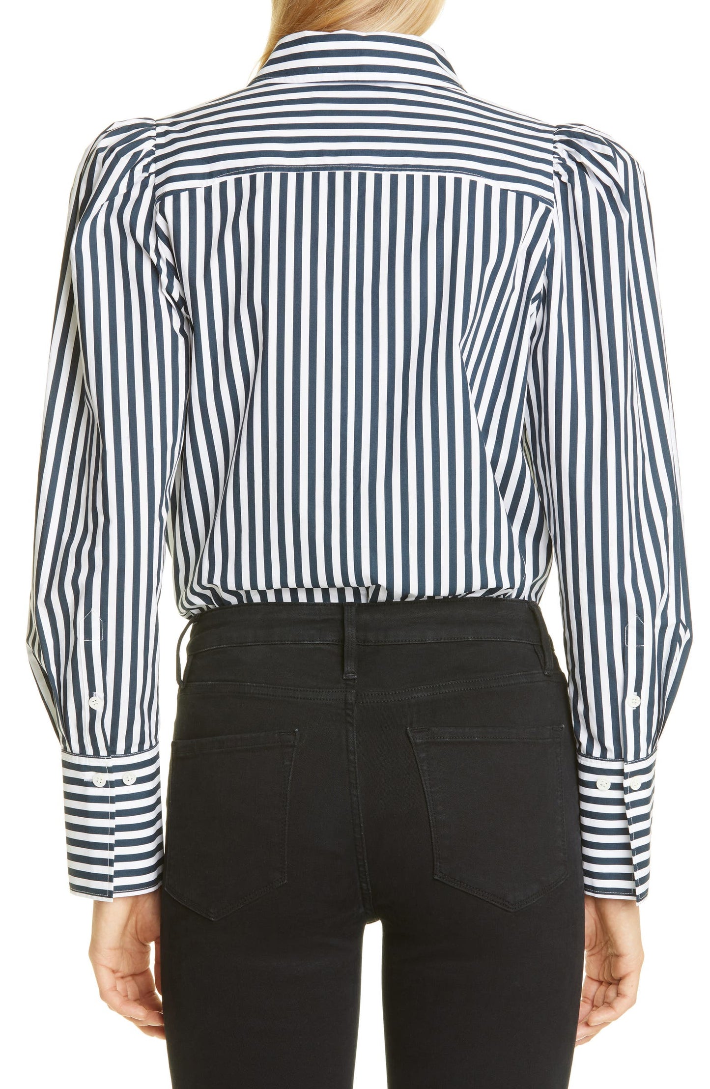 Voluminous Puff Sleeve Shirt - Noir