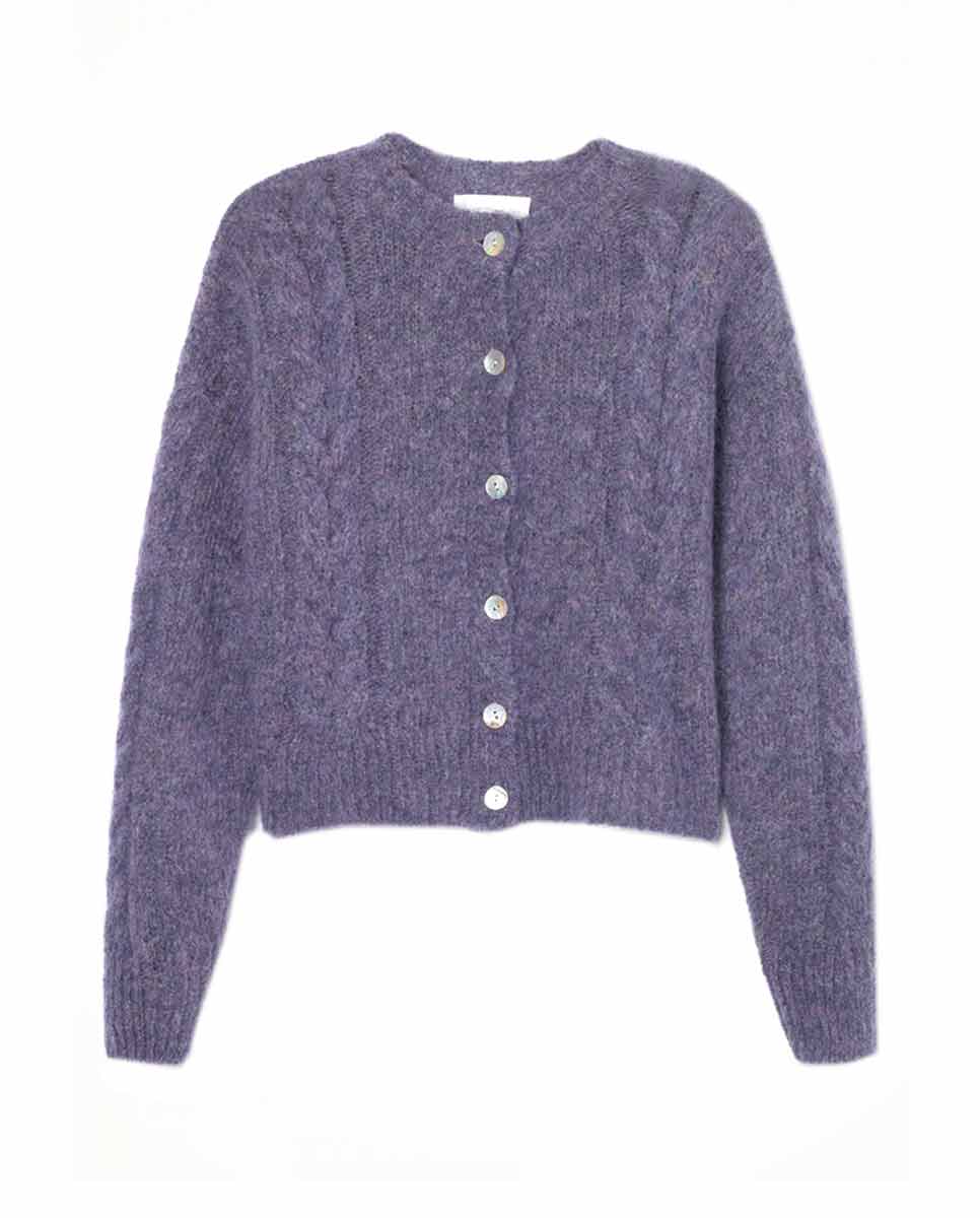 Dolesea Cardigan Violet Melange