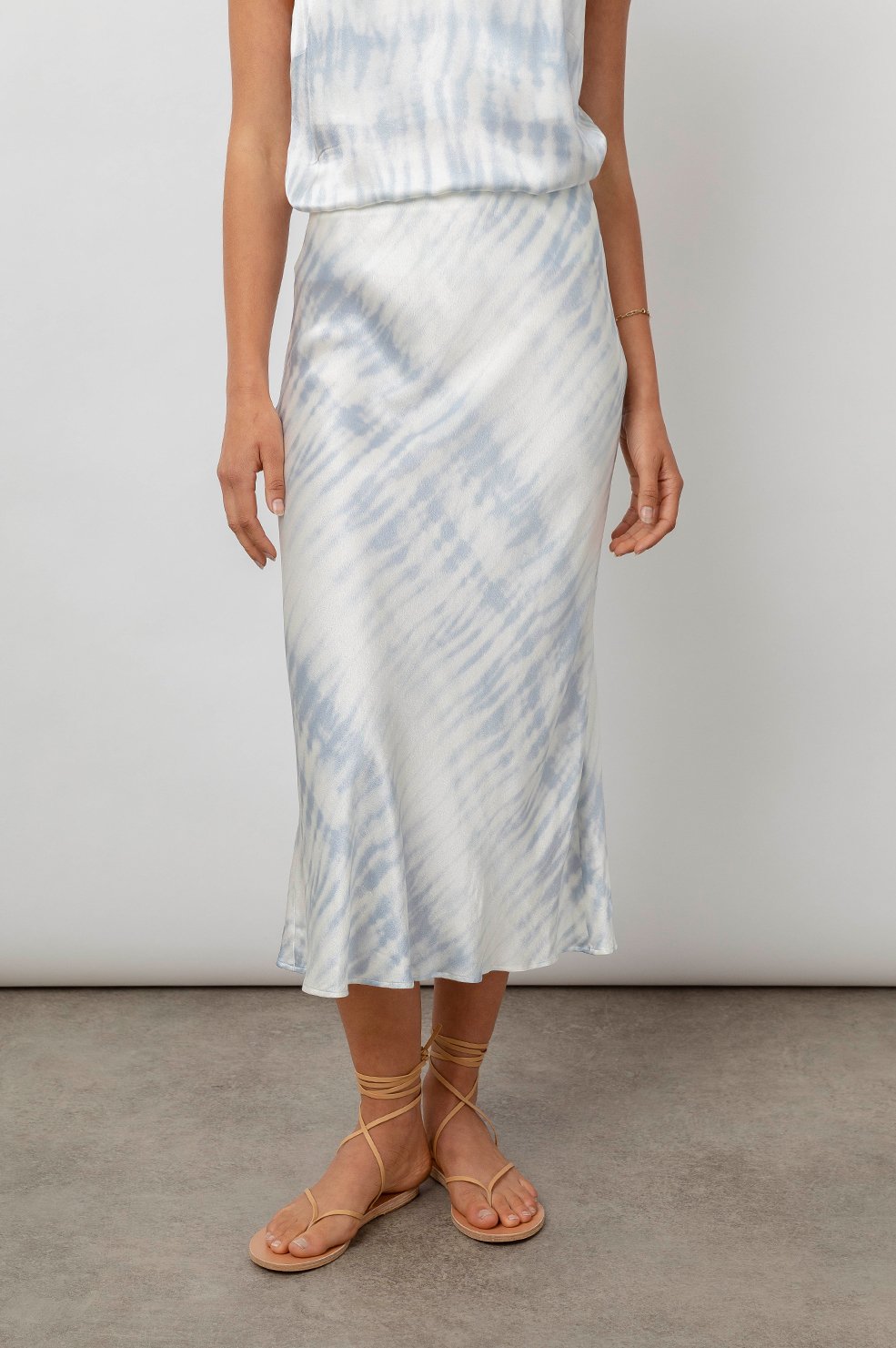 Anya Skirt - Blue Tide - size S