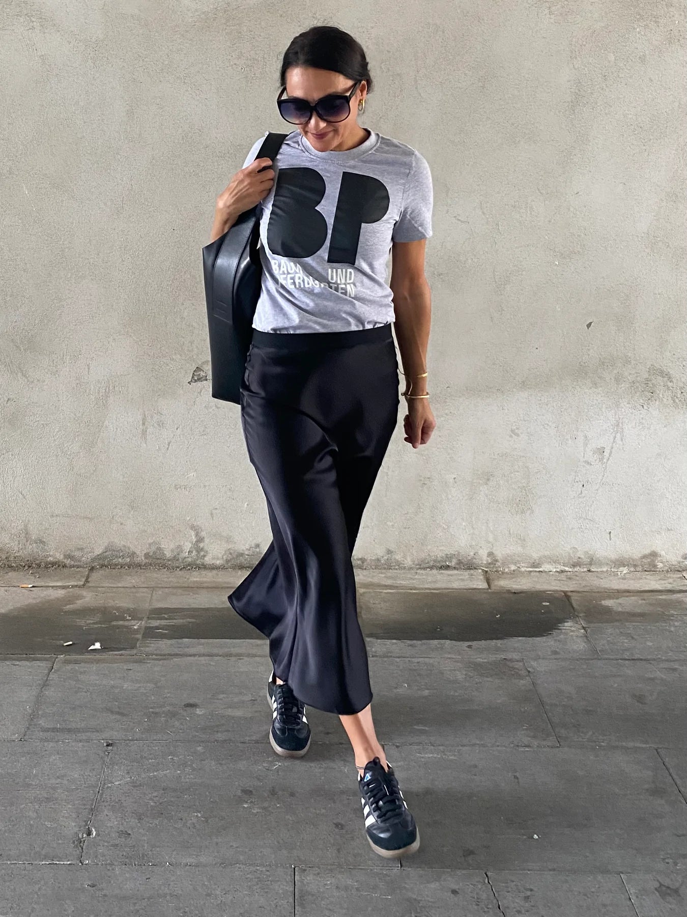 Jalona Tee Grey Melange