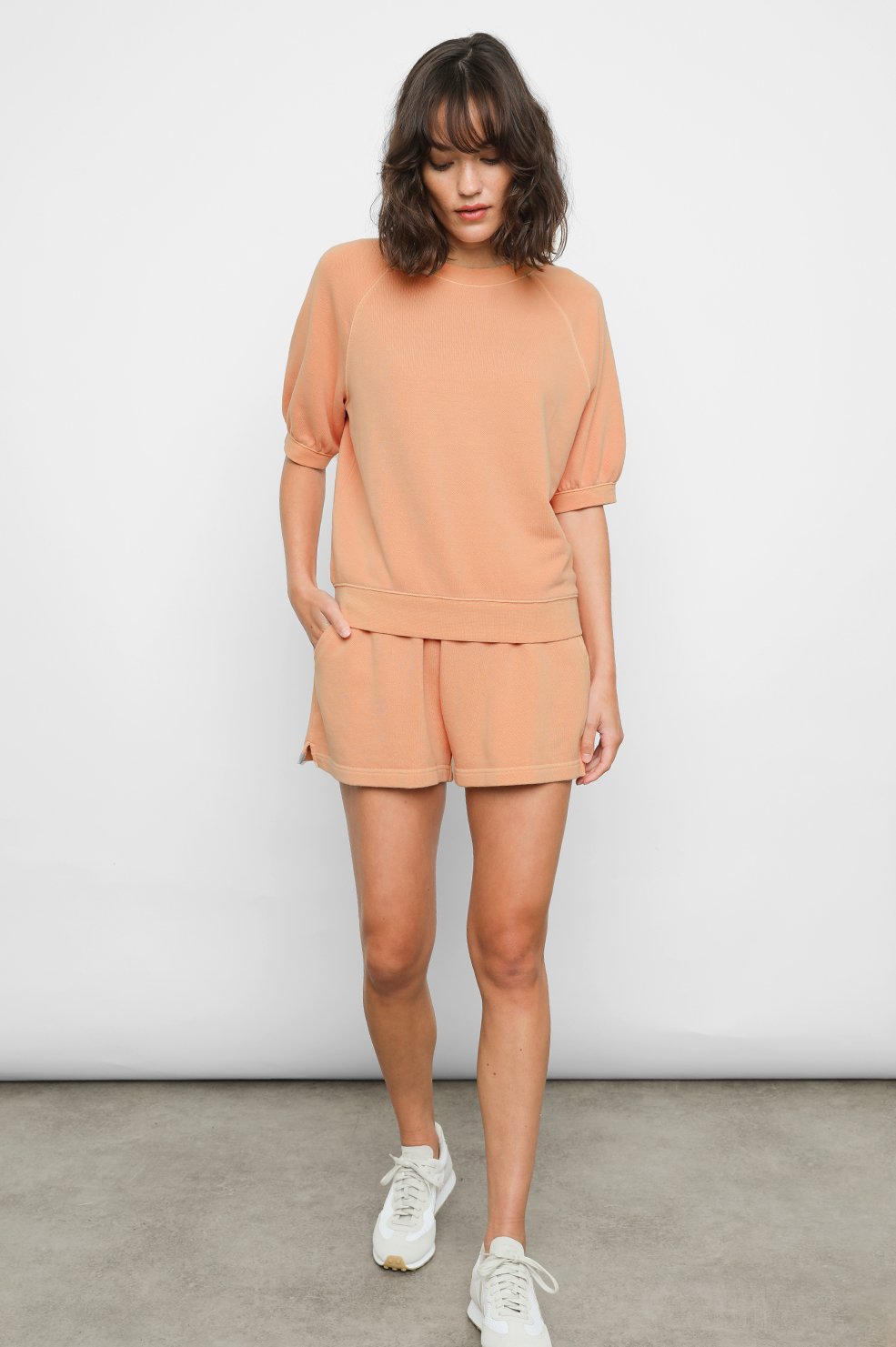 Jane Sweat Shorts - Apricot - size S
