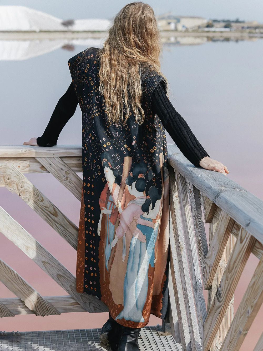 Ding Xiang Kimono - Women Over Flower