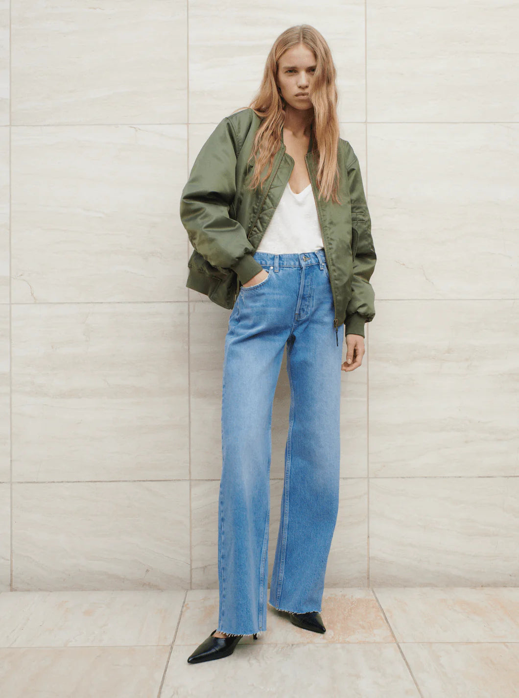 Leon Bomber - Army Green