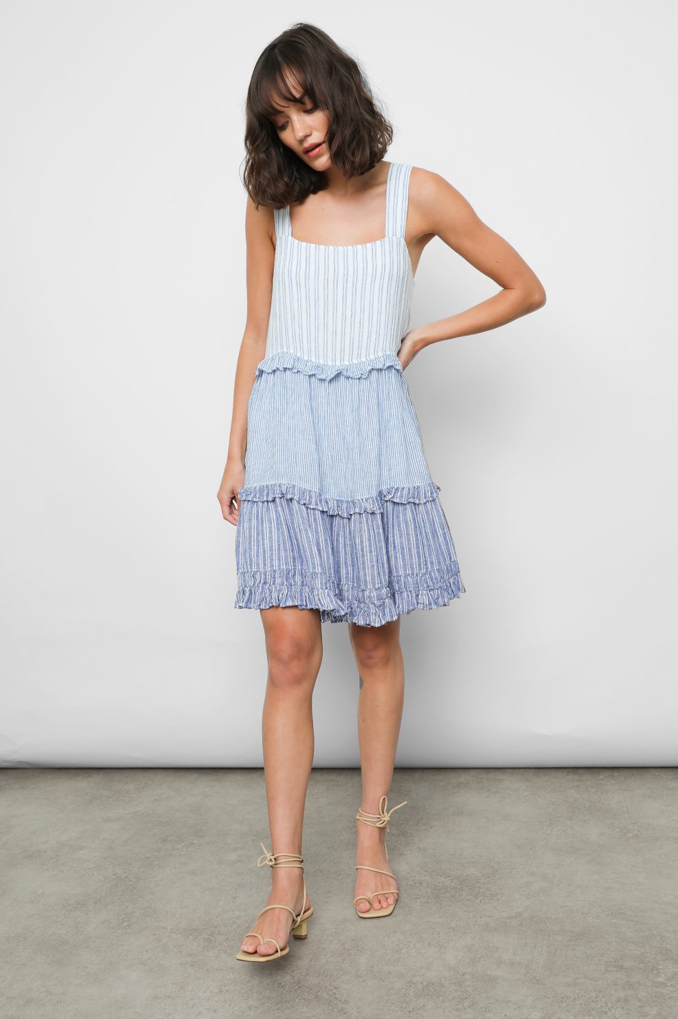 Sandy Dress Mixed Coast Stripe - size S