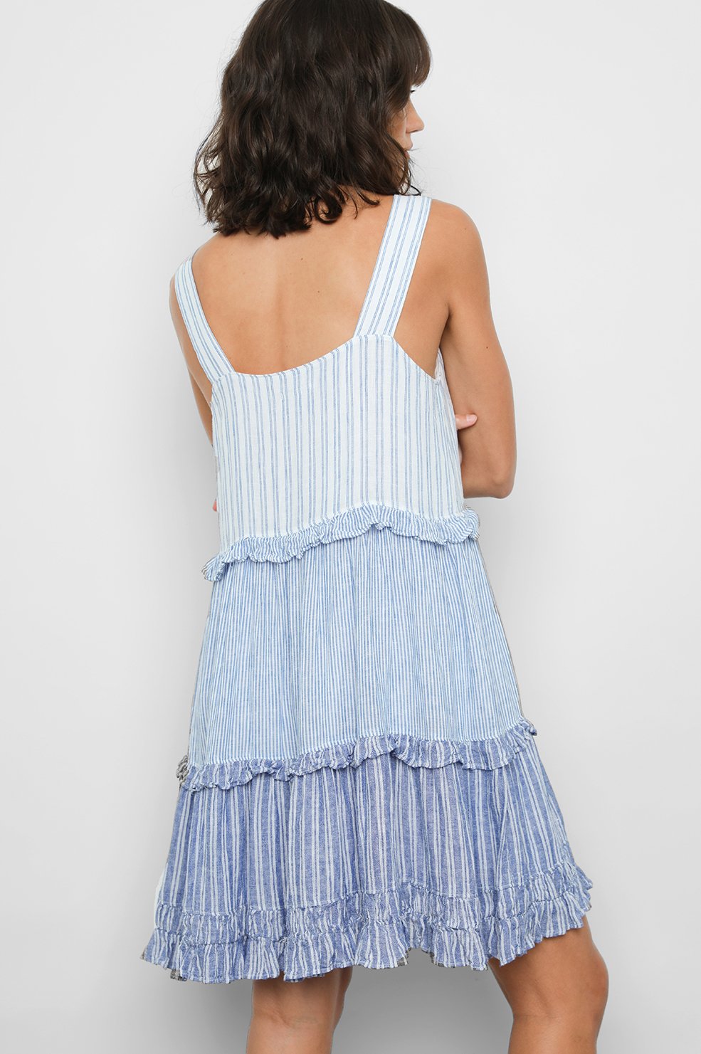Sandy Dress Mixed Coast Stripe - size S