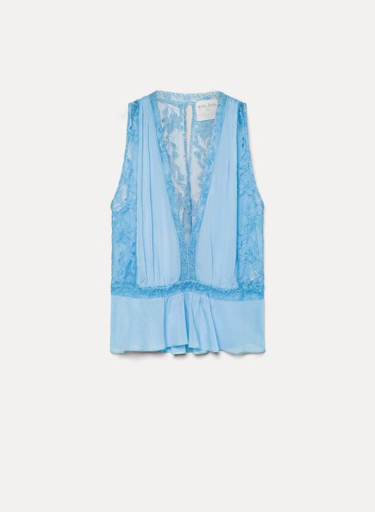 Voile and Lace Top