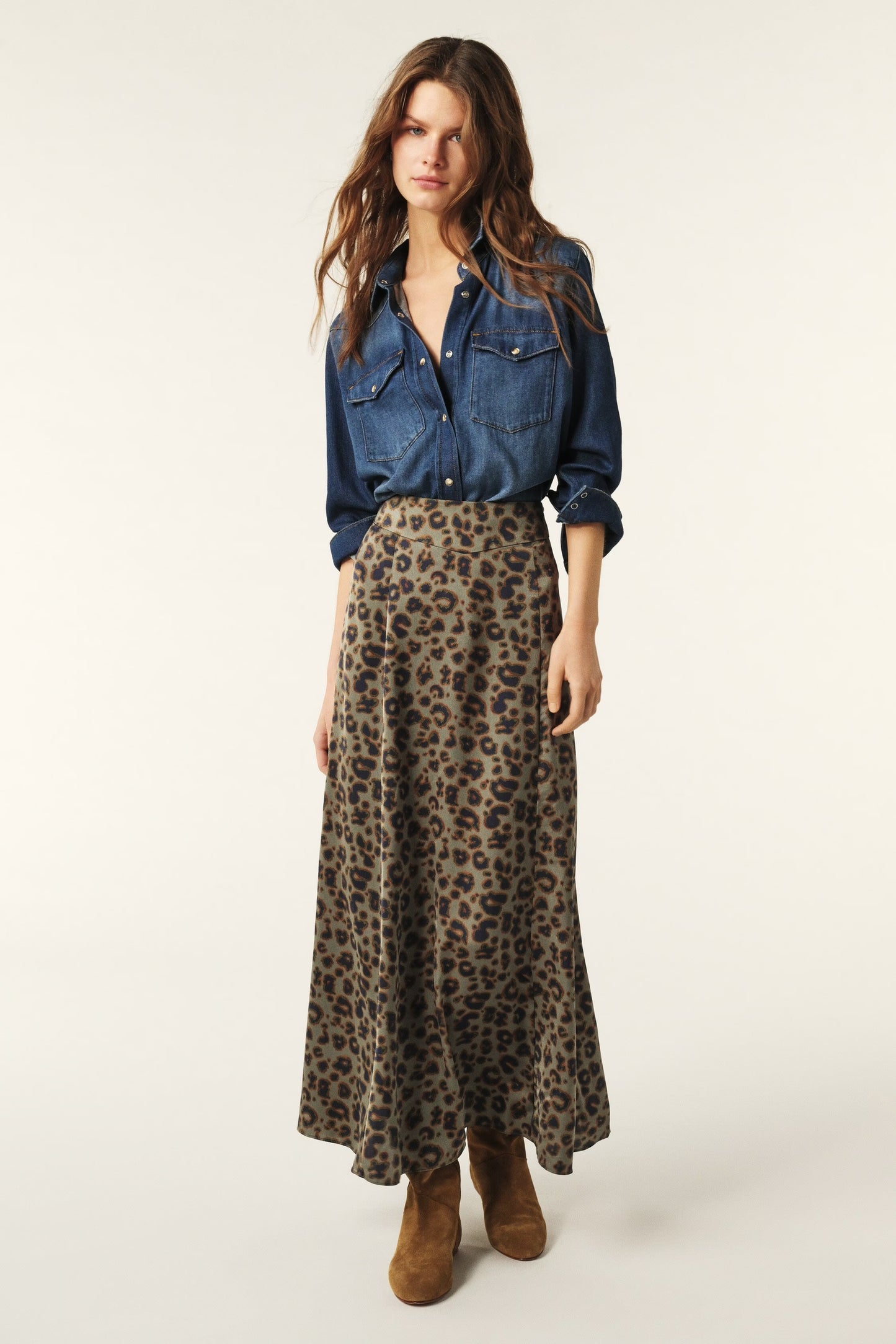 Blaire Khaki Skirt