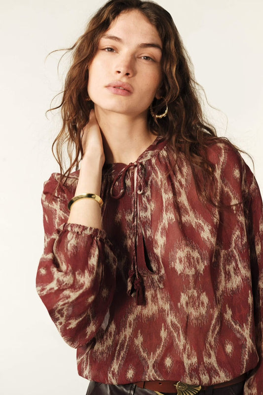 Menaelle Blouse - Brique