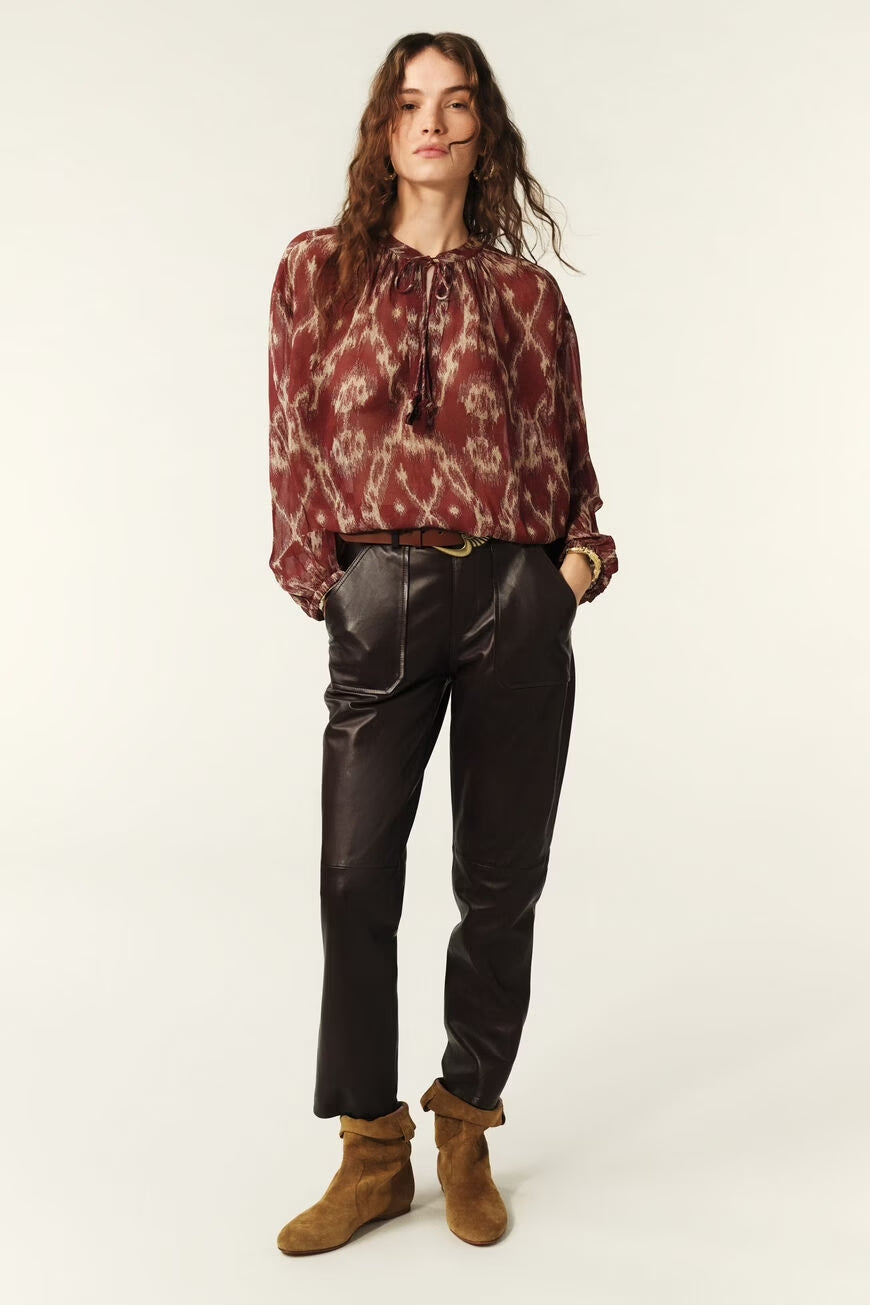 Menaelle Blouse - Brique