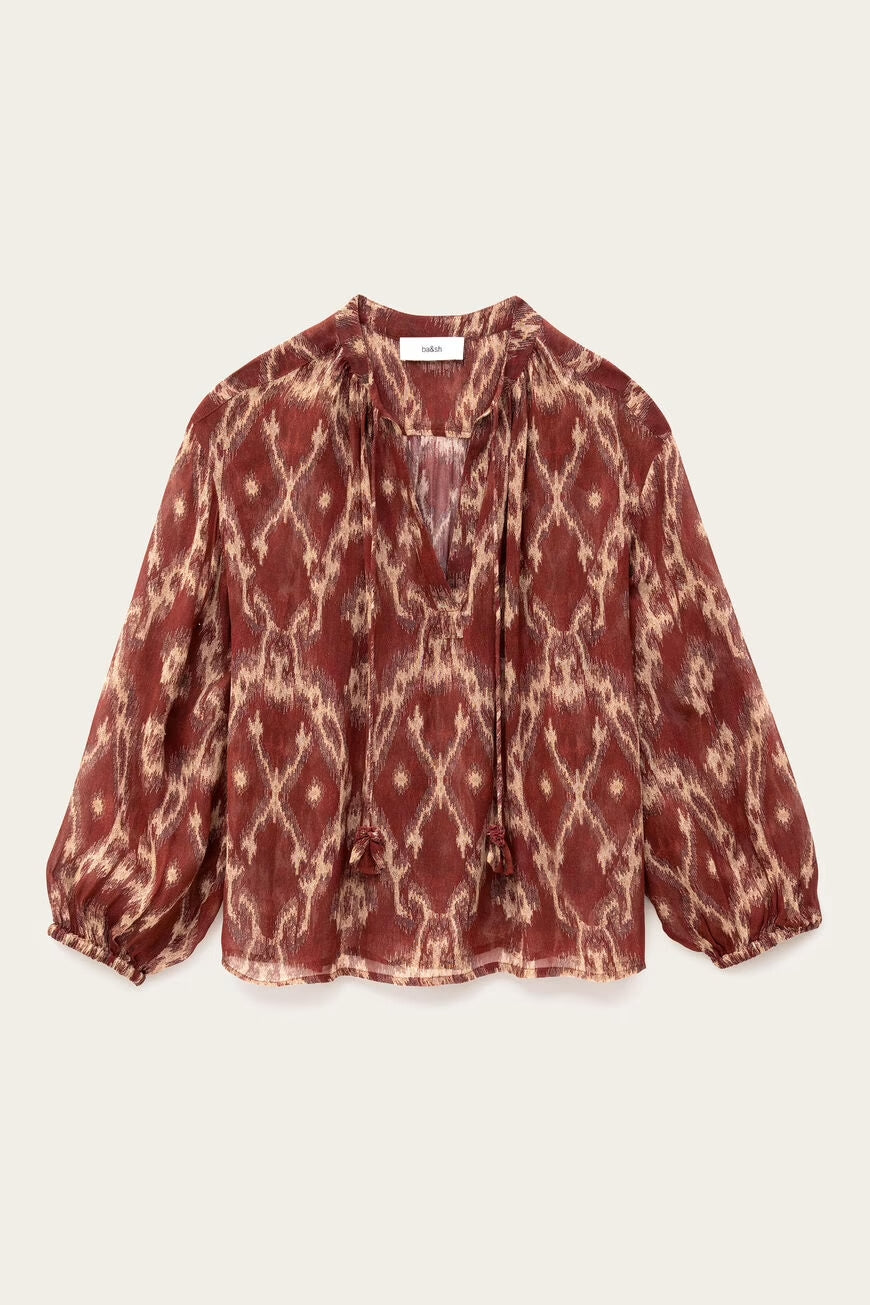 Menaelle Blouse - Brique