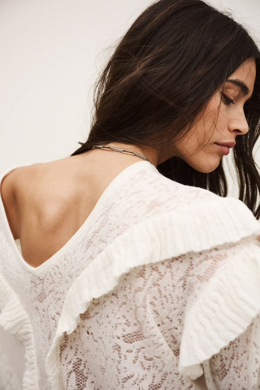 LUCAS oversize lace jumper