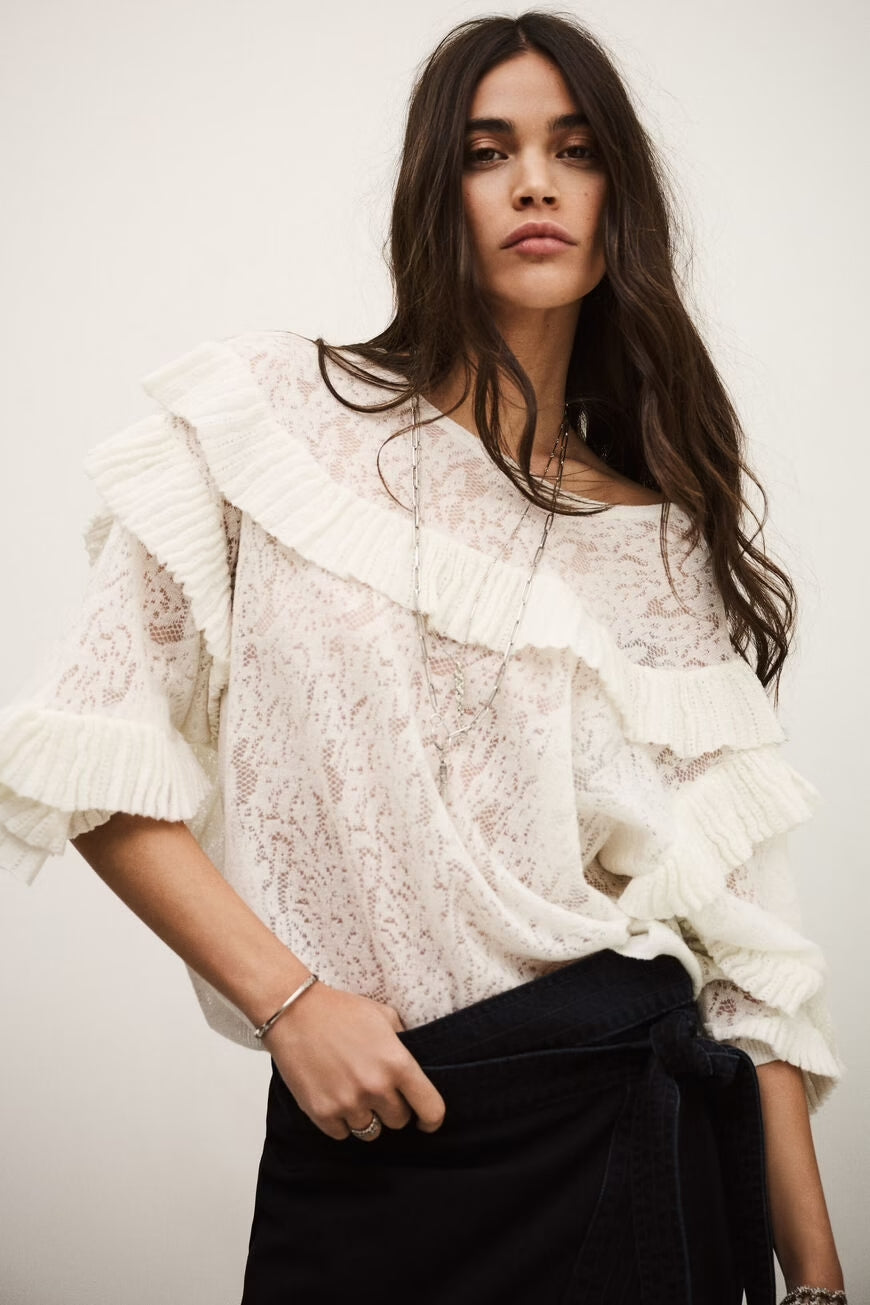 LUCAS oversize lace jumper
