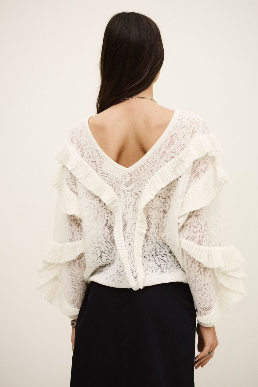 LUCAS oversize lace jumper