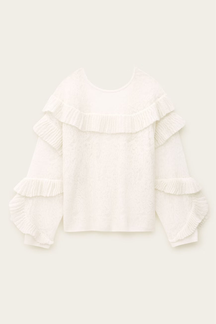 LUCAS oversize lace jumper