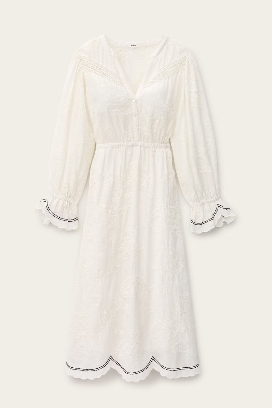PRISCO Jacquard midi dress