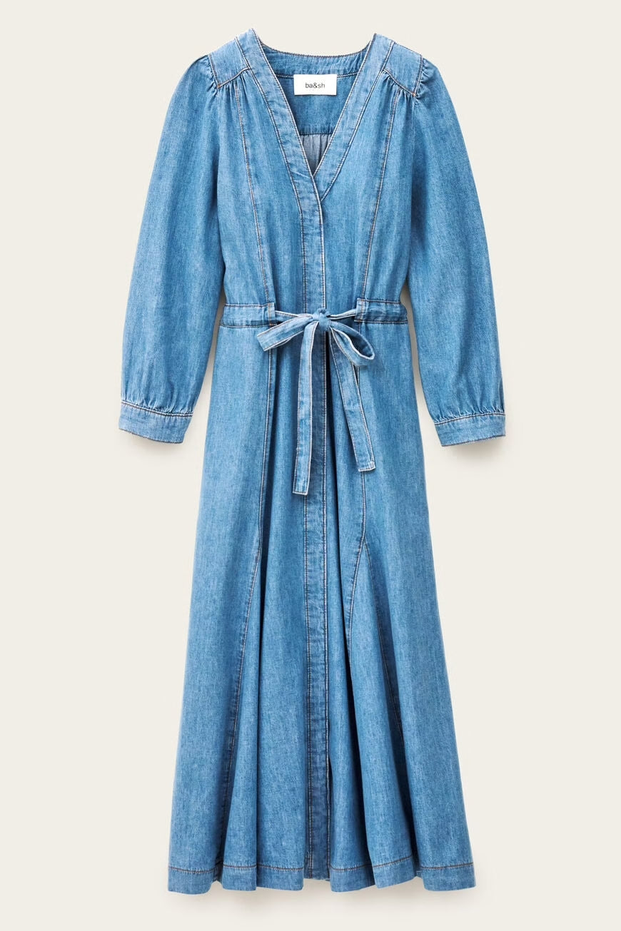 Lia Dress - Light Used Blue