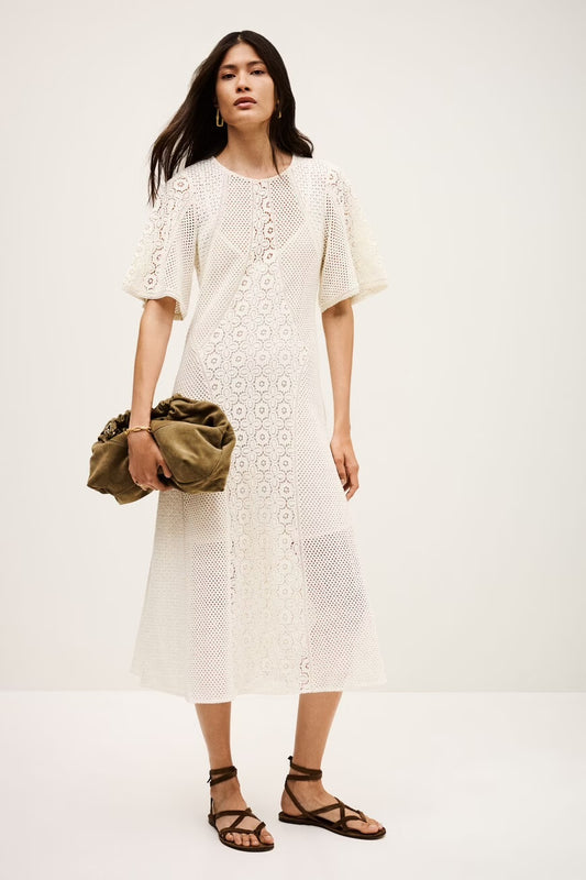 Moody Dress - Ecru