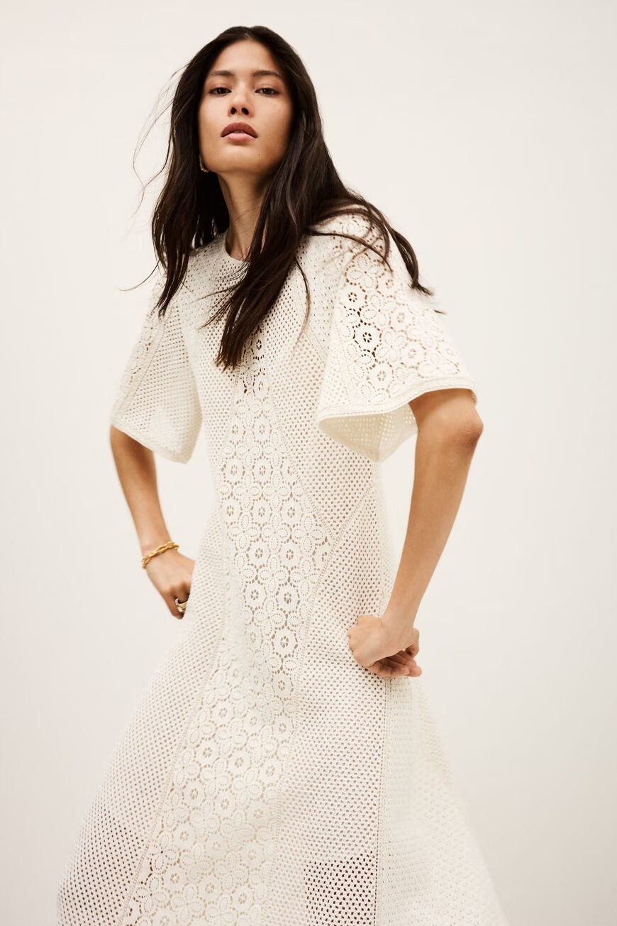 Moody Dress - Ecru