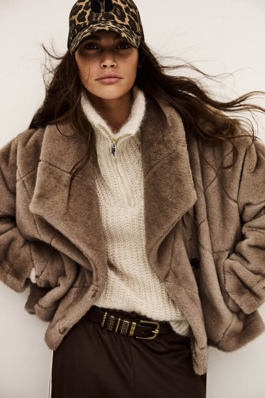 Pinie Coat - Taupe