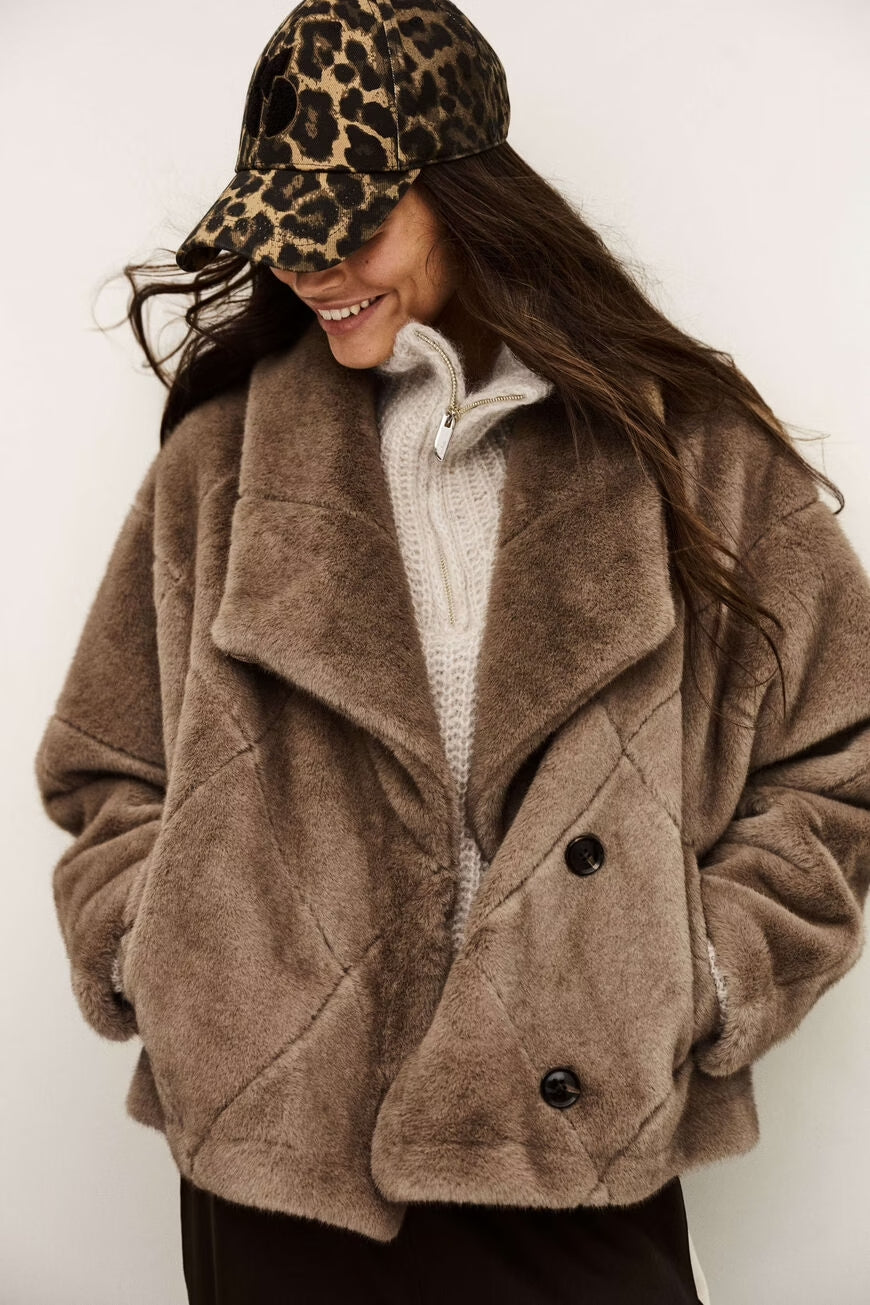 Pinie Coat - Taupe