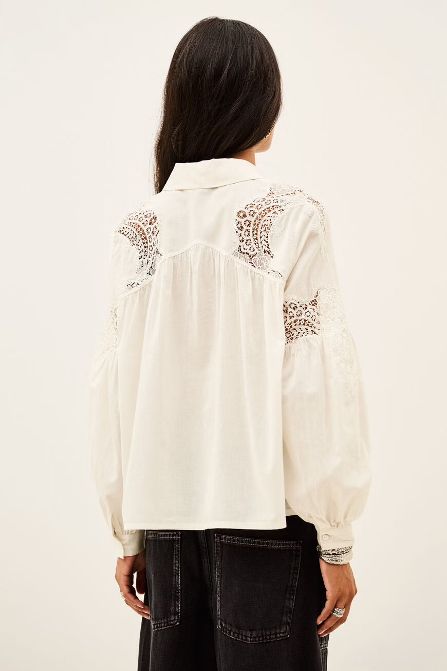 Roseanne Shirt - Ecru