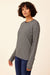 Soft Touch Striped Semi Relaxed Crewneck