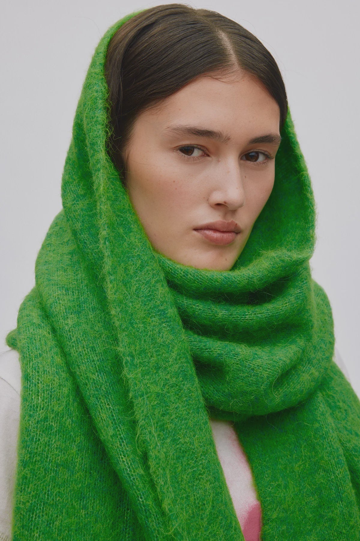 Birla Superlight Knit Scarf - Viper Green