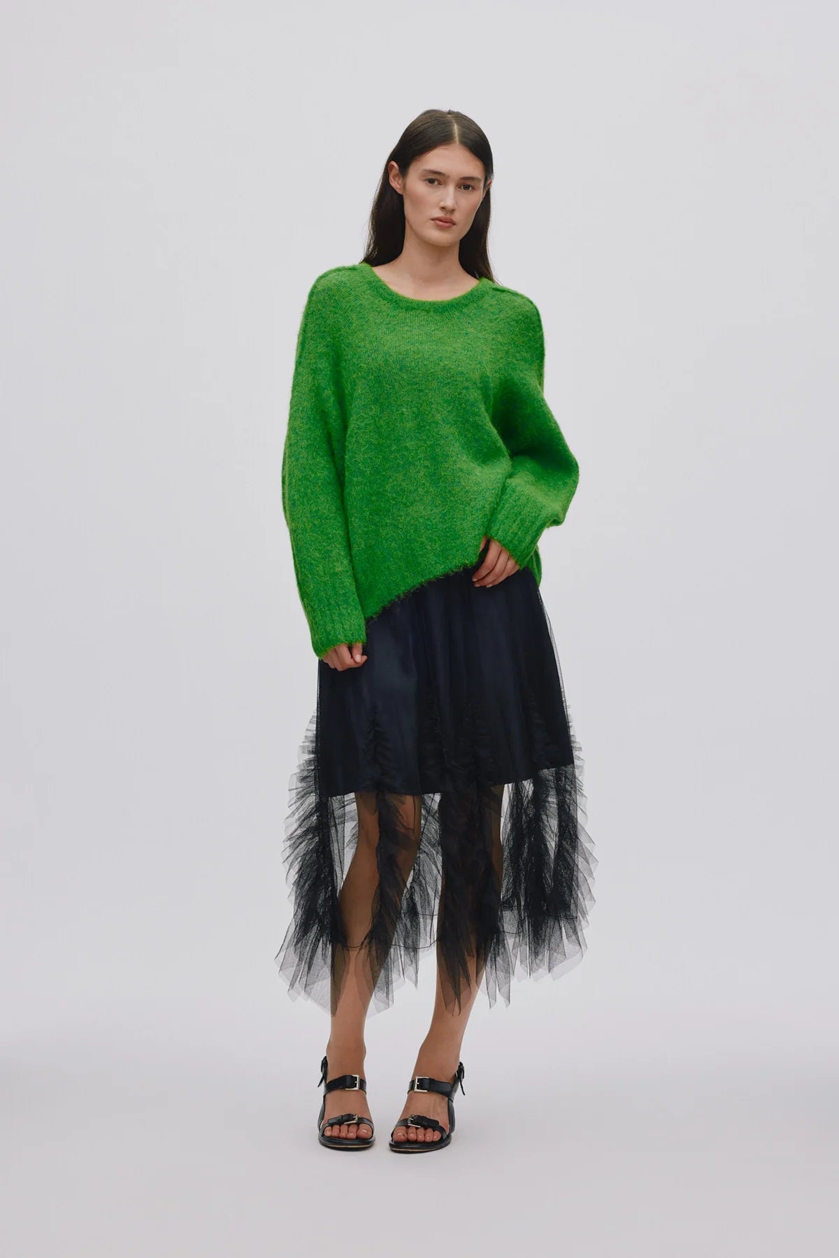 Beka Superlight Boxy Sweater - Viper Green